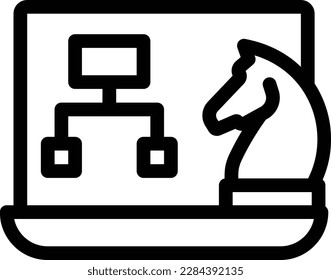 flowchart Vector illustration on a transparent background.Premium quality symbols.Thin line vector icon for concept and graphic design.