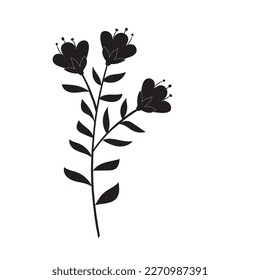 Flower 2023 vector icon illustration
