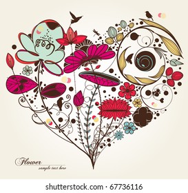 heartÃ¯Â¼Â�vintage flower