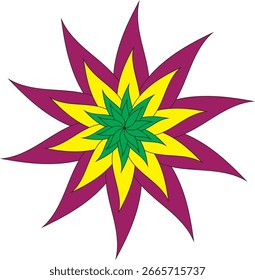 FLOWER 3 LAYER DESIGN FOR YOUR WORK 