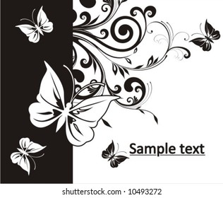 Flower abstract background