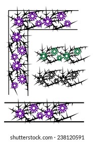 Flower abstract background