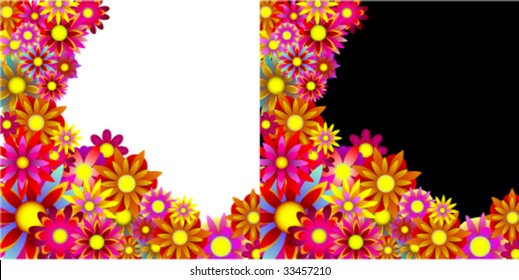 Flower abstract background