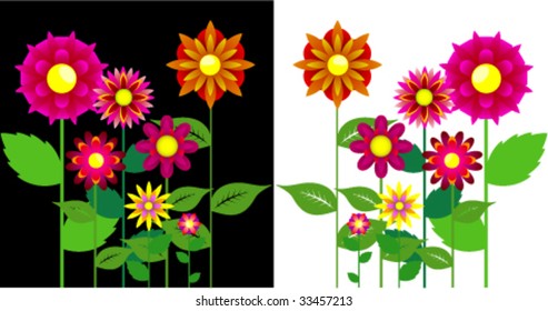 Flower abstract background