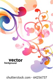 Flower abstract background for design