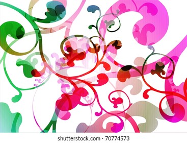 Flower abstract background for design.