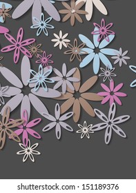 Flower abstract background, eps 10