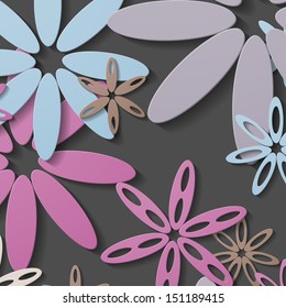 Flower abstract background, eps 10