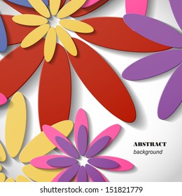 Flower abstract background, eps 10