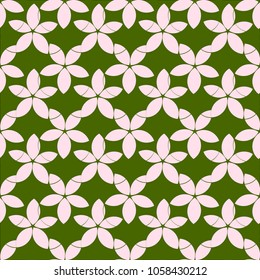 Flower abstract background. Fashion graphic background design. Modern stylish abstract texture. Colorful template for prints, textiles, wrapping, wallpaper, website, etc. Vector illustration