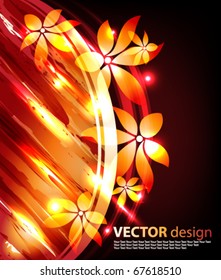 flower abstract design