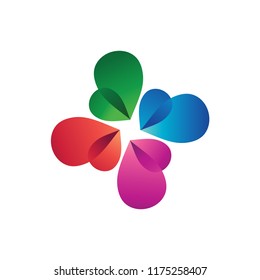 Flower Abstract Illustration in Vector