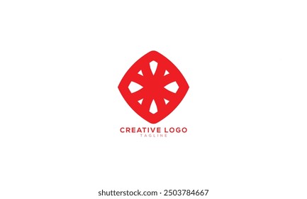 FLOWER Abstraktes anfängliches Monogramm Buchstaben Alphabet Logo Design