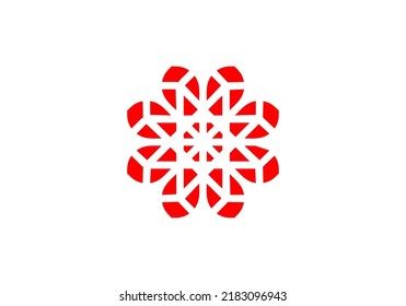 Flower Abstract Logo simple design