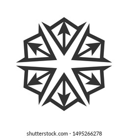 Flower Abstract Ornament Illustration Vector