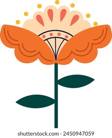 Flower Abstract Plant Vector Illustration