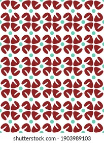 Flor abstracta retro transparente textura de patrón gráfico vectorial aislado	
