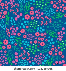 Flower abstract seamless pattern, texture, background.  vector design. part 3