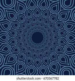 Flower abstract style molecular structure, vector illustration design