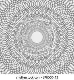 Flower abstract style molecular structure, vector illustration design