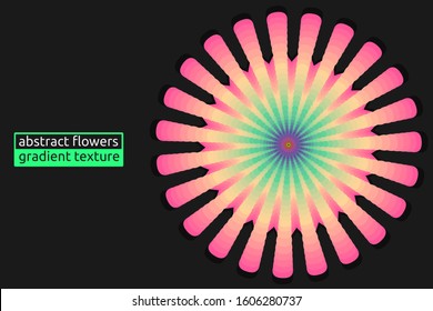 flower abstract texture gradient. color abstract concept. light art color design. geometric set. pretty wall displays. can also be used for displays, paintings, wallpaper,backgrounds, banners.