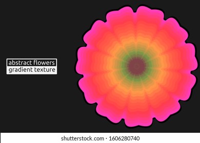 flower abstract texture gradient. color abstract concept. light art color design. geometric set. pretty wall displays. can also be used for displays, paintings, wallpaper,backgrounds, banners.