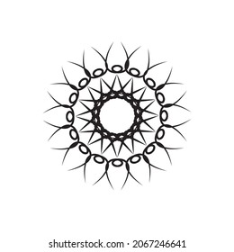Logotipo de diseño de vectores de resumen de flores