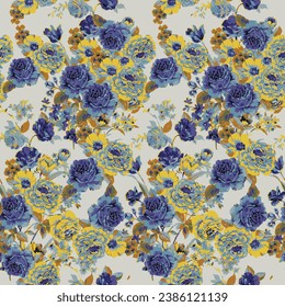 flower abstract vector an embossed motif arrangement all-over textile design soft dusty color digital image printing pabric