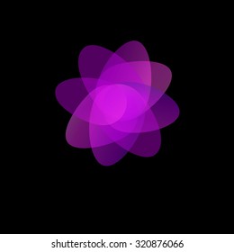 flower abstract vector floral icon element design