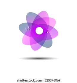 flower abstract vector floral icon element design