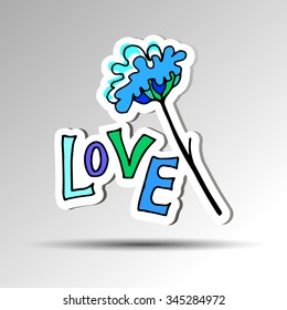 flower abstract vector floral icon element design