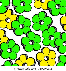 flower abstract vector floral icon element design