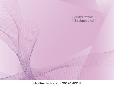 A flower abstract vector illustration, valentines day concept design background.
