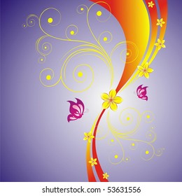 Flower abstract for your design