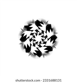 flower abstract zigzak texture abstract motive pattern