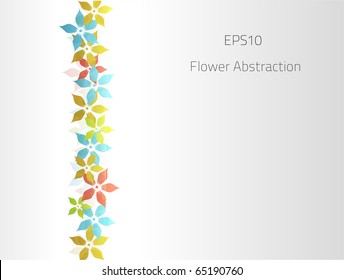 Flower abstraction for your design. Fully vector, enjoy!