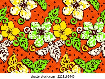 flower africa seamless pattern, textile art, tribal abstract hand-draw,  image, background, fashion artwork for Fabric print, clothes, scarf, shawl, carpet, bag, summer shirt