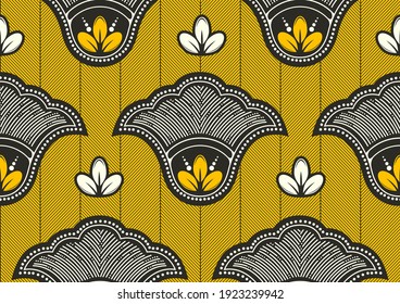 flower african seamless pattern, picture art and abstract background.