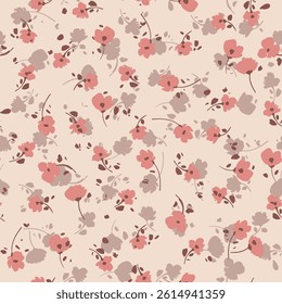 Flower All Over Pattern Print 