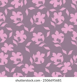 flower allover pattern with digital background