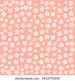 FLOWER ALLOVER PRINT - TEXTILE PATTERN - TINY