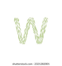 Flower Alphabet of the English language - letter -