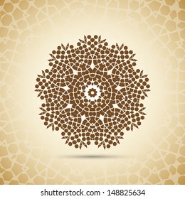 Flower arabesque for your design