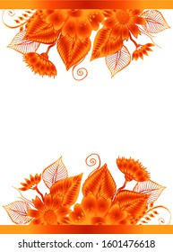 Flower arrangement card can be used for packaging, luxury products, production, industry, invitations, greeting cards, weddings, birthdays, posters, announcements. Hand drawn, vector illustration.