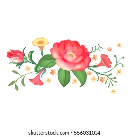 Flower arrangement. Vector illustration
