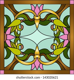 Flower arrangements and ornaments in vector graphics, Strelitzia, lily