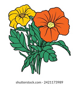 flower art for commercial use