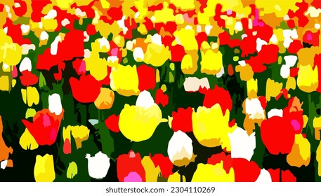 flower art illustration background vector wall art 