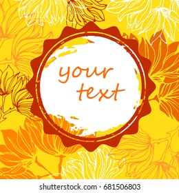 flower art illustration pattern bloom beauty green