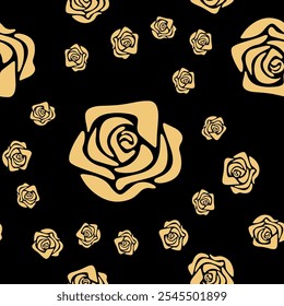 flor, otoño, floral, patrón, fondo, sin costuras, diseño, Vector, motivo, adorno, flor, hoja, belleza, textil, vintage, lindo, prado, arte, Fondo de pantalla, naturaleza, impresión, ilustración, abstracto